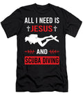 I Need Jesus Scuba Diving Diver Petrona Romero T-Shirt