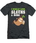 I Really Love Sloth Boba Cute Lazy Madison Cavani T-Shirt