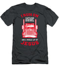 I Run on Caffeine Diesel and a Whole Lot of Jesus Anh Nguyen T-Shirt