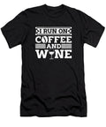 I Run on Coffee and Wine Crazy Squirrel T-Shirt