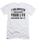 I Volunteer Paramedic Ambulance Ems Nurse Funny Tshirtconcepts Marvin Poppe T-Shirt