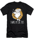I Woke Up Like This Cute Roaster Cafe Coffee Unicorn Crazy Squirrel T-Shirt
