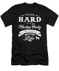 I Work Hard So My Alaskan Husky Tinh Tran Le Thanh T-Shirt