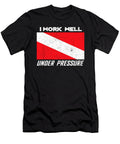 I Work Well Under Pressure Funny Scuba Diving Diver Flag 1 T-Shirt