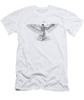 Icarus Human Flight Patent Artwork Vintage Nikki Smith T-Shirt