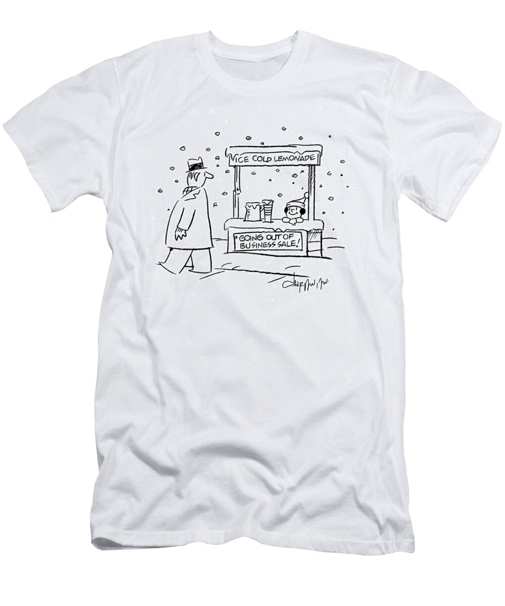 Ice Cold Lemonade Going Out of Business Sale Vahan Shirvanian T-Shirt