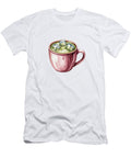 Iced Matcha in Pink Mug Joanna Redesiuk T-Shirt