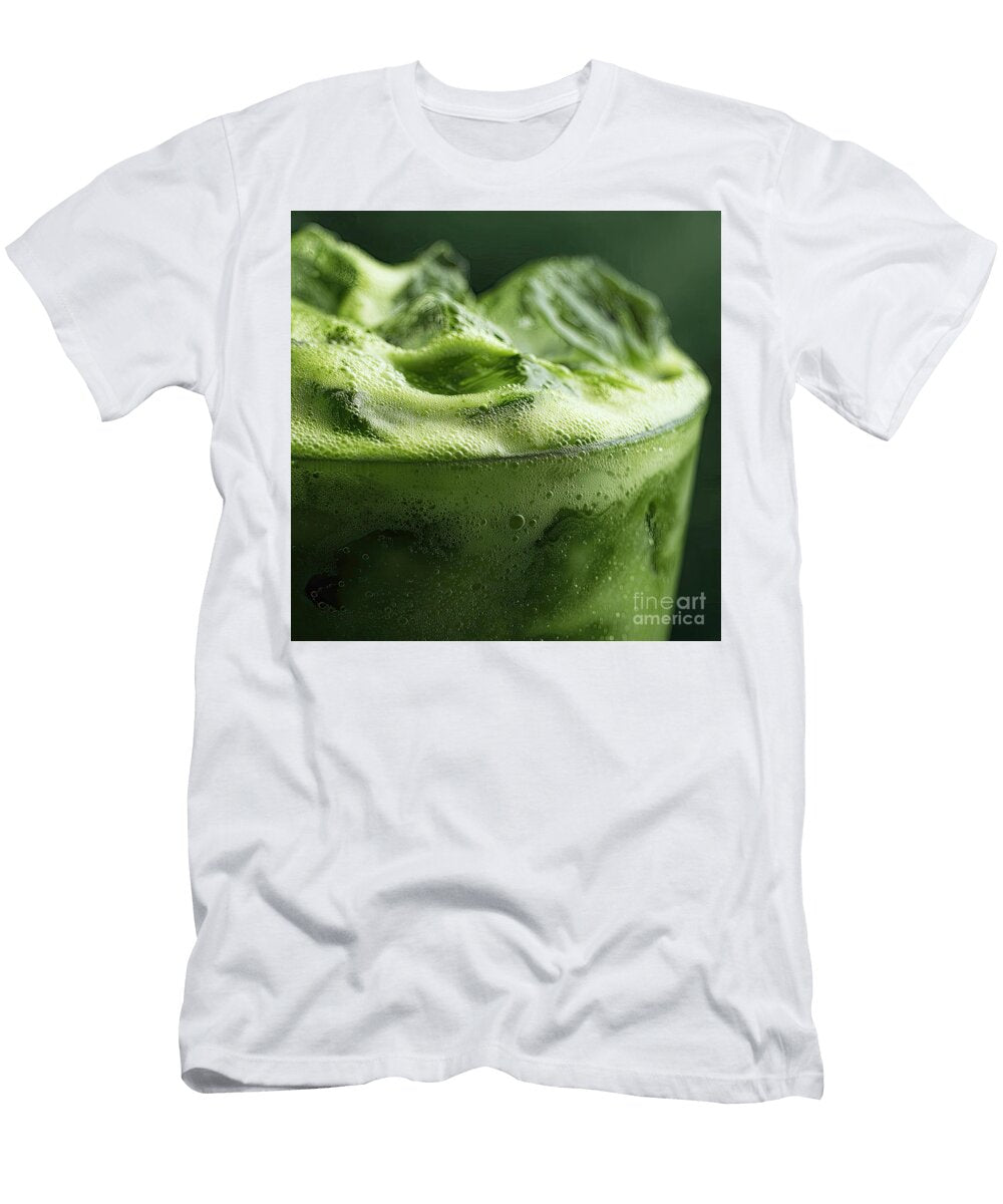 Iced Matcha Tea Macro Elisabeth Lucas T-Shirt