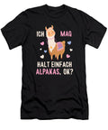 Ich Mag Einfach Alpakas Vicuna Guanaco Llama Breeder Alpaca Graphics Lab T-Shirt