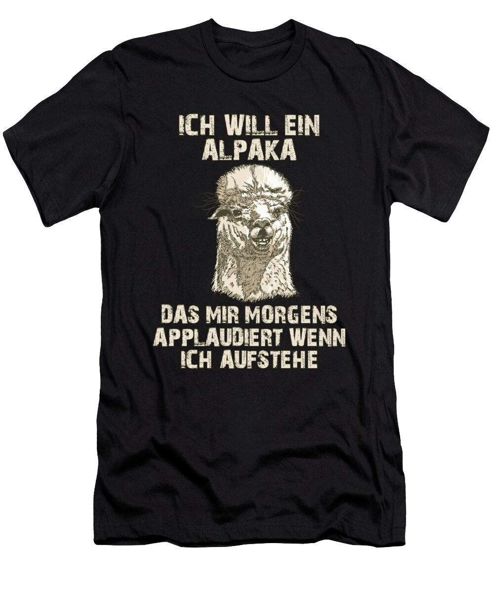 Ich Will Ein Alpaka Tenshirt T-Shirt