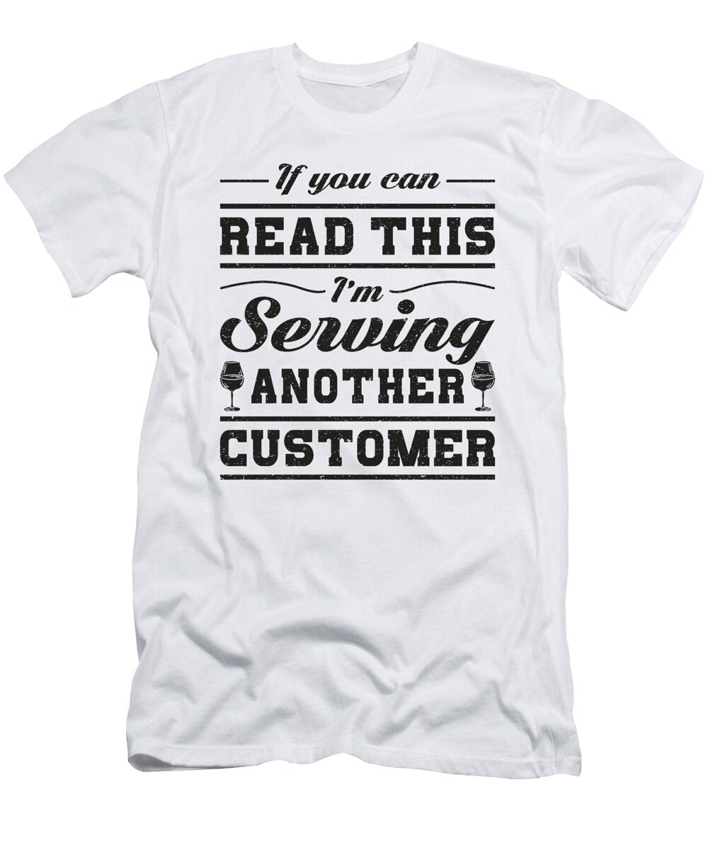 If You Can Read This Bartender Cocktail Bar Gift Tshirtconcepts Marvin Poppe T-Shirt