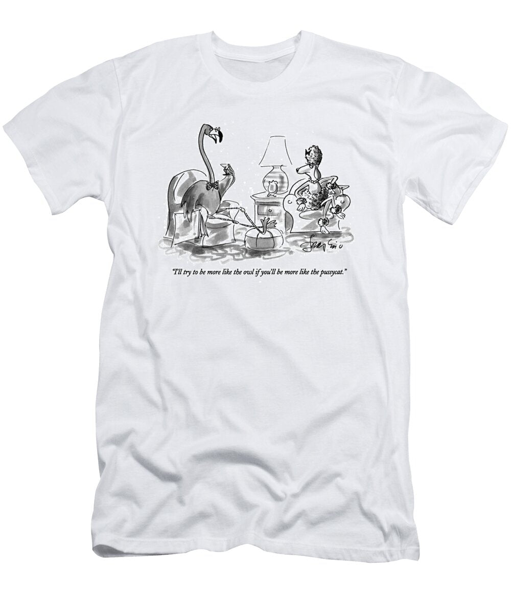 Ill Try to Be More Like the Owl If Youll Edward Frascin T-Shirt