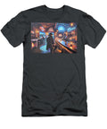 Illuminated Old West Bar Scene Out in the Wilderness At Night M Bleichner T-Shirt