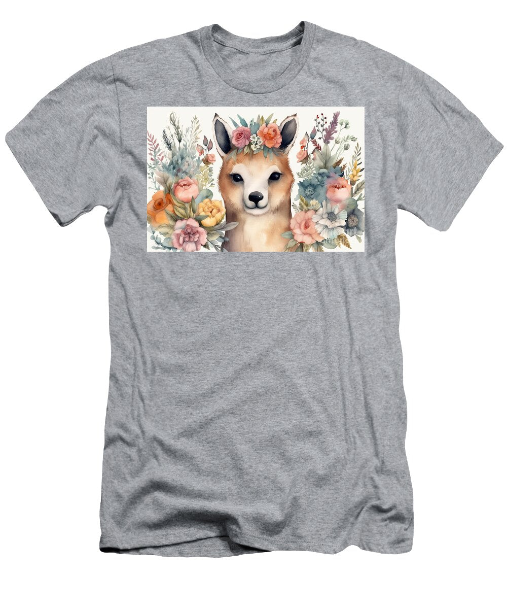 Illustration of a Bear a Koala a Fox and Other Animals in Wat N Akkash T-Shirt