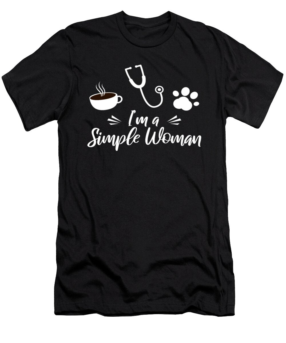 Im a Sinple Woman Nurse Tinh Tran Le Thanh T-Shirt