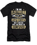Im an Electrician Not a Magician Funny Lineman Vintage 1 T-Shirt