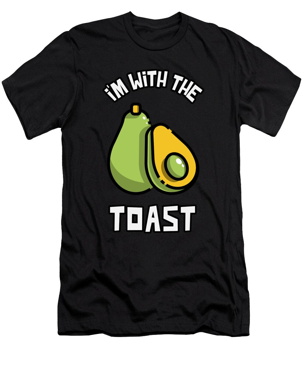 Im with the Toast Avocado Funny Halloween Costume Alessandra Roth T-Shirt