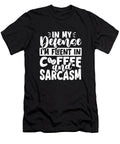In My Defense Roaster Barista Cafe Roasting Funny Coffee Crazy Squirrel T-Shirt