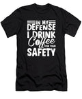 In My Defense Roaster Barista Roasting Cafe Funny Coffee Crazy Squirrel T-Shirt