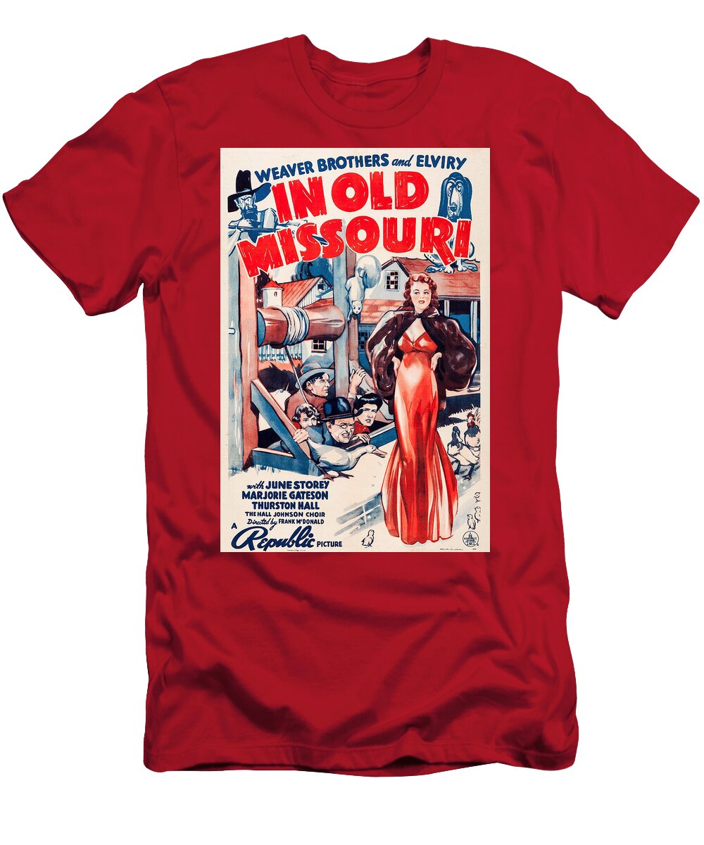 In Old Missouri 1940 Original Movie Poster T-Shirt