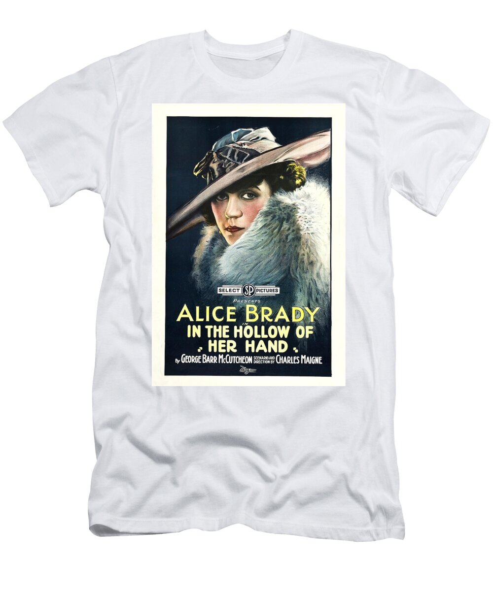 In the Hollow of Her Hand 1918 Original Movie Poster T-Shirt
