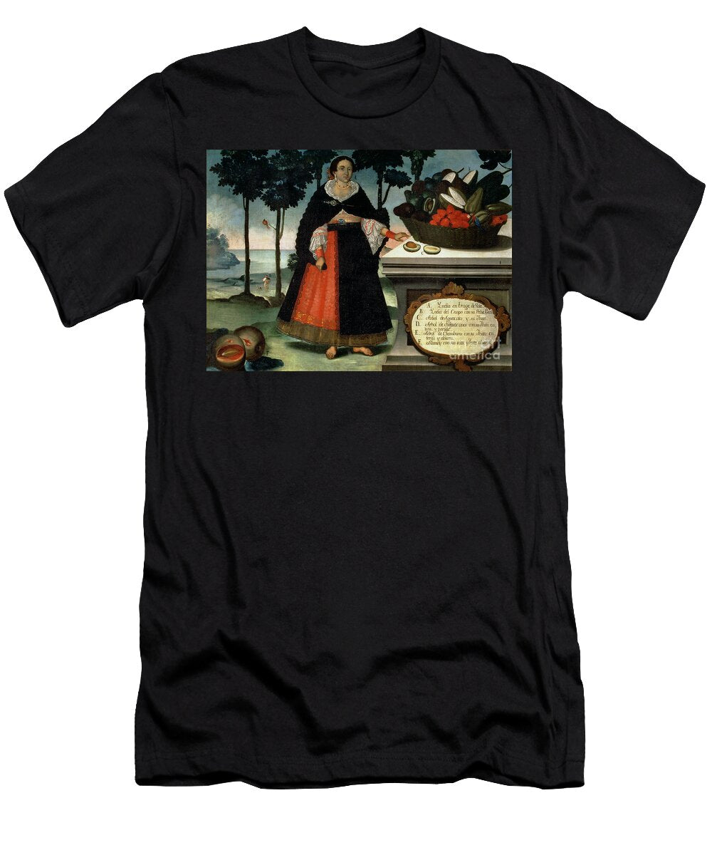Indian Woman in Full Dress Vicente Alban T-Shirt