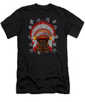 Indigenous Alpaca Native American Indian Headdress Amir Mudin T-Shirt