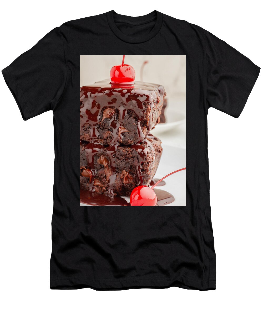 Indulgent Chocolate Brownie Delight Lydasha Wells T-Shirt