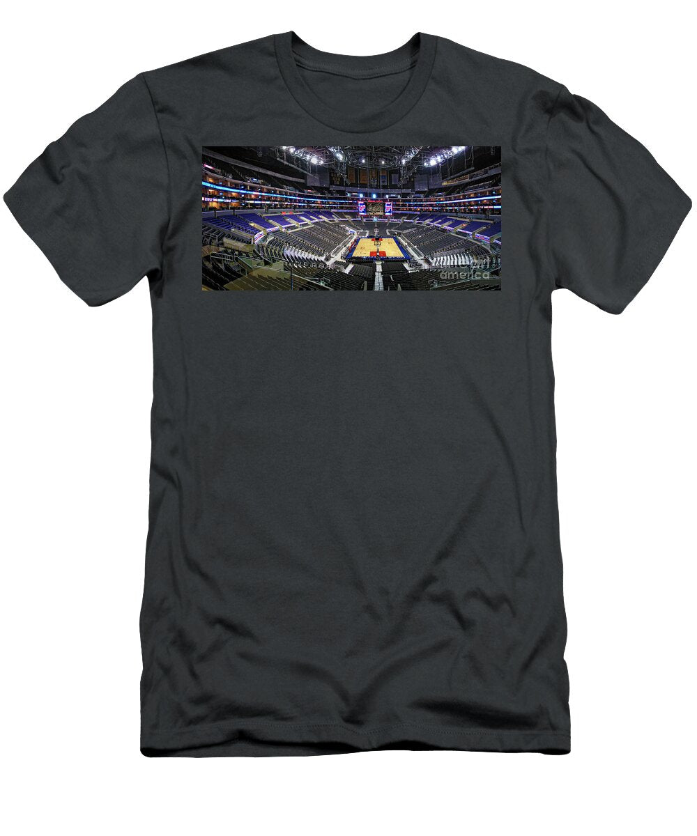 Inside Staples Center Panorama David Zanzinger T-Shirt