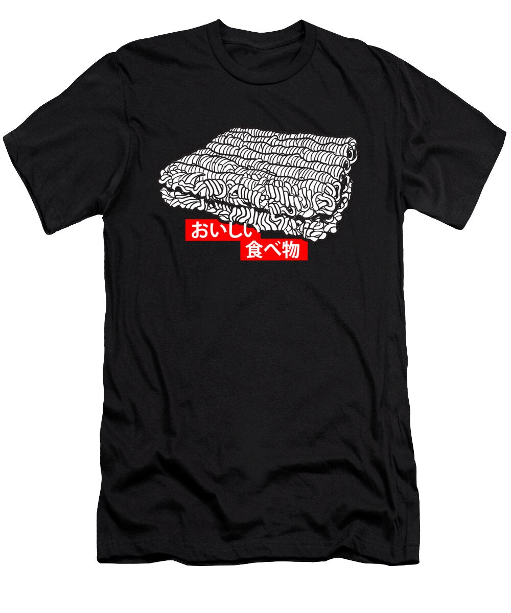 Instant Top Ramen Noodle Vintage Japanese Anime Noirty Designs T-Shirt