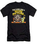 Insulting Dogs You Look Like a Before Picture Zyneu Gangd T-Shirt