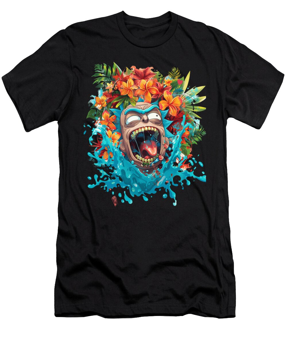 Intergalactic Havoc Unleashed Daily Doris Santiago Art T-Shirt