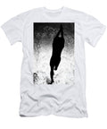 Into the Deep Swimmer Streamline Silhouette in Textured Water Black and White Dmr Filho T-Shirt