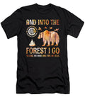 Into the Forest I Go to Find My Soul Hiking Wilderness Bear Shi Hu Kang T-Shirt