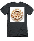 Intricatecoffeeartasflowerswhitebackground1 Andre Petrov T-Shirt