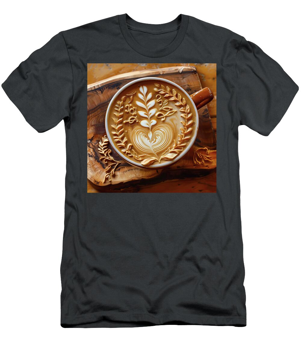 Intricatecoffeeartasthewordjoy1 Andre Petrov T-Shirt