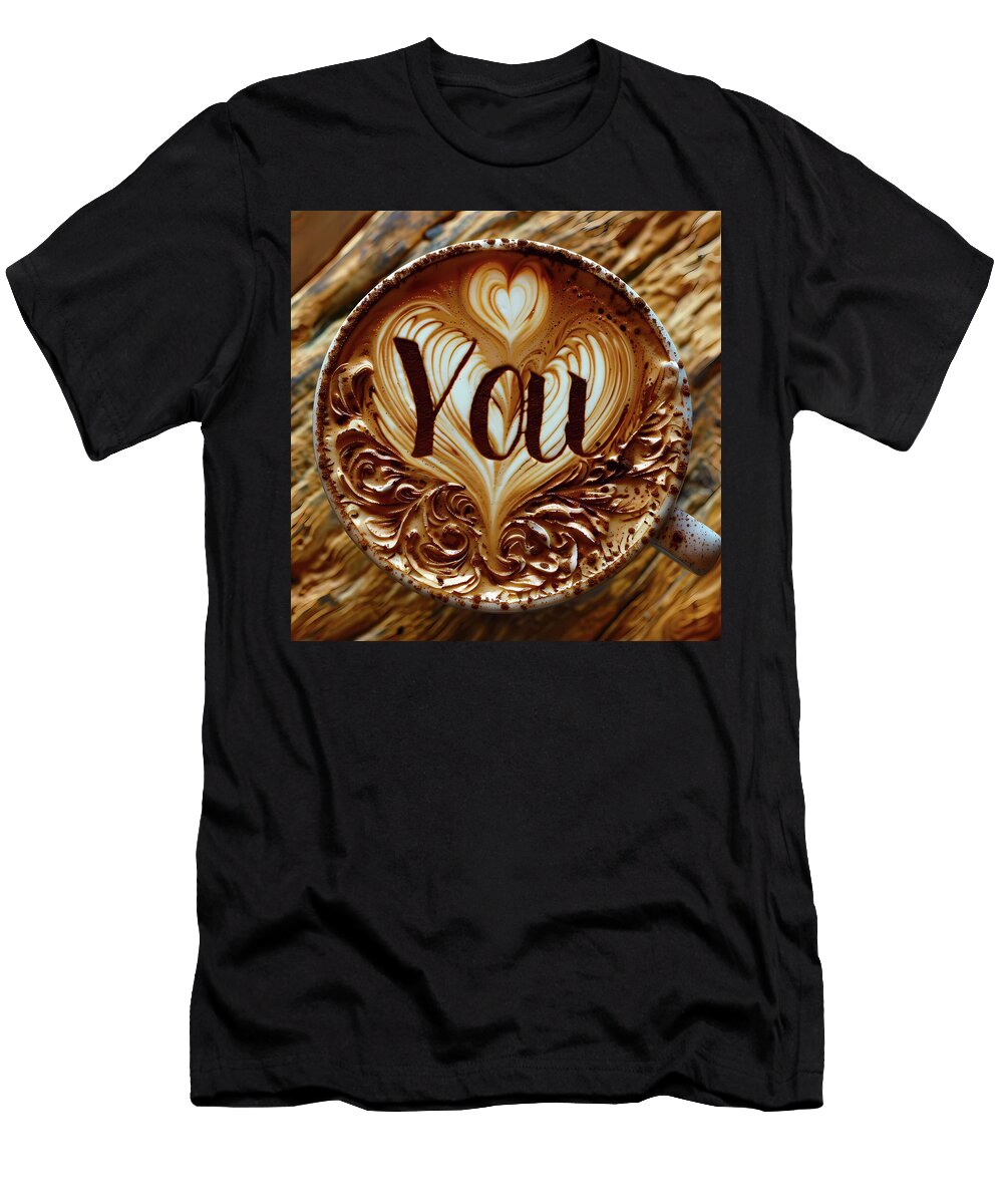 Intricatecoffeeartasthewordyou3 Andre Petrov T-Shirt