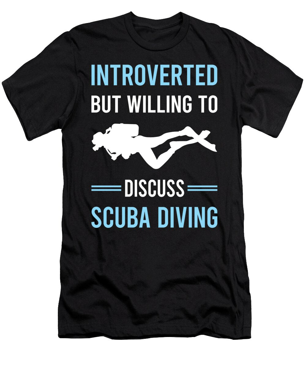 Introverted Scuba Diving Diver Petrona Romero T-Shirt