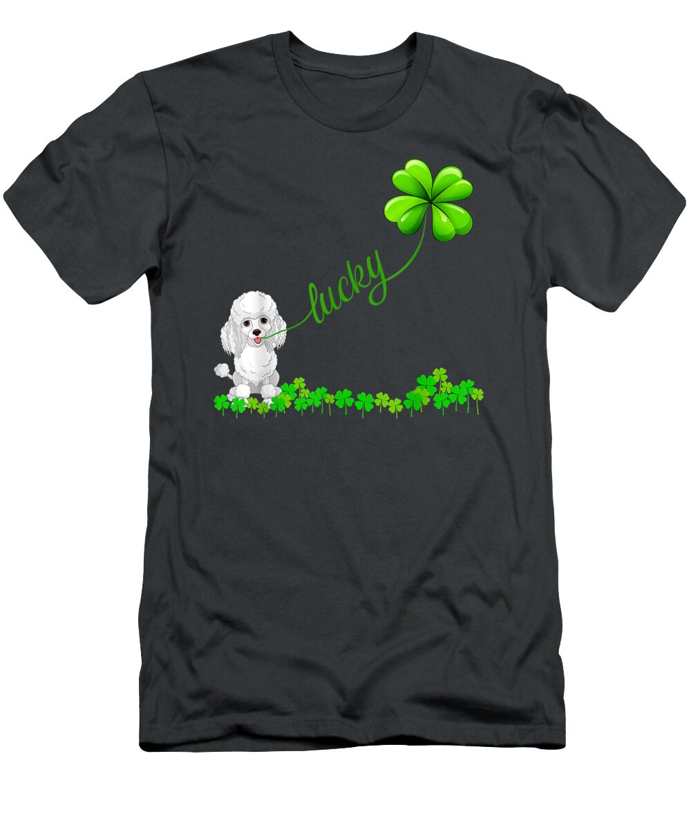 Irish Lucky with Poodle Poodle Lover Dog Stormi Darby T-Shirt