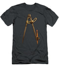 Iron Compass on Black Paper Yopedro T-Shirt