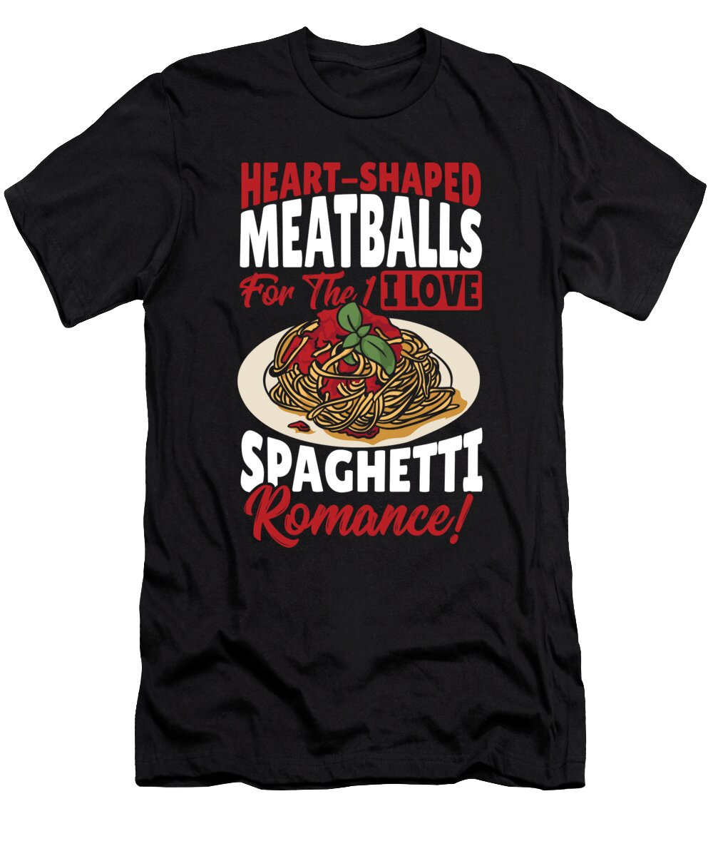 Italian Food Love Pastafarian I Heart Pasta Alessandra Roth T-Shirt