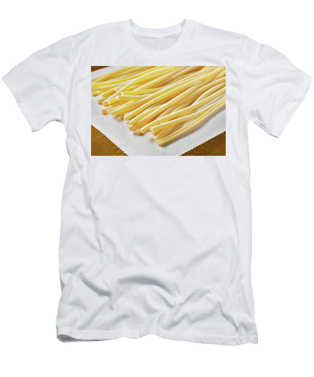 Italian Pasta Maccheroni Ready for Cooking Vittoria Tempo T-Shirt