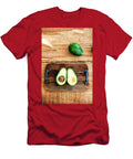 Italy Campania Napoli District Amalfi Coast Tyrrhenian Coast Phlegraean Fields Ischia Island Ischia Porto Avocado on Wooden Cutting Board Giuseppe Greco T-Shirt