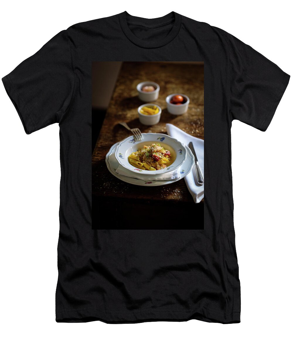 Italy Friuli Venezia Giulia Udine District Colloredo Di Monte Albano LA Taverna Restaurant Garganelli De LA Taverna Franco Cogoli T-Shirt