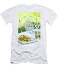 Italy Veneto Verona District Valpolicella Pedemonte Pappardelle with Hare Ragout Flavored with Juniper Sauce and Cheese and White Truffle At a Party Around the Swimming Pool At Hotel Villa Del Quar Stefano Scata T-Shirt