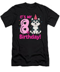 Its My 8th Birthday Husky Dog Lovers 8 Years Natalie Lidford T-Shirt