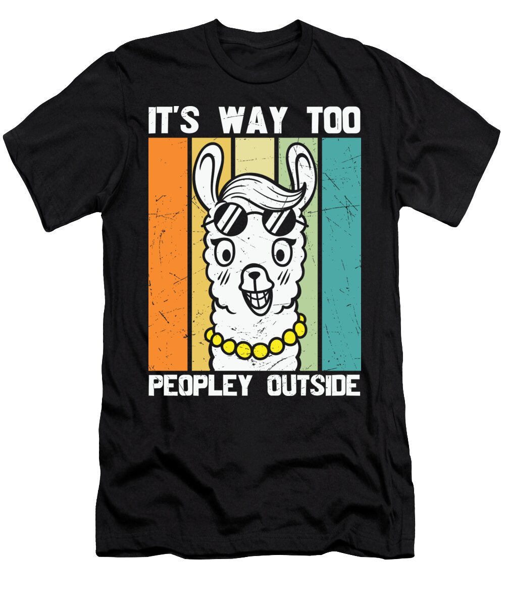 Its Way Too Peopley Outside Sambel Pedes T-Shirt