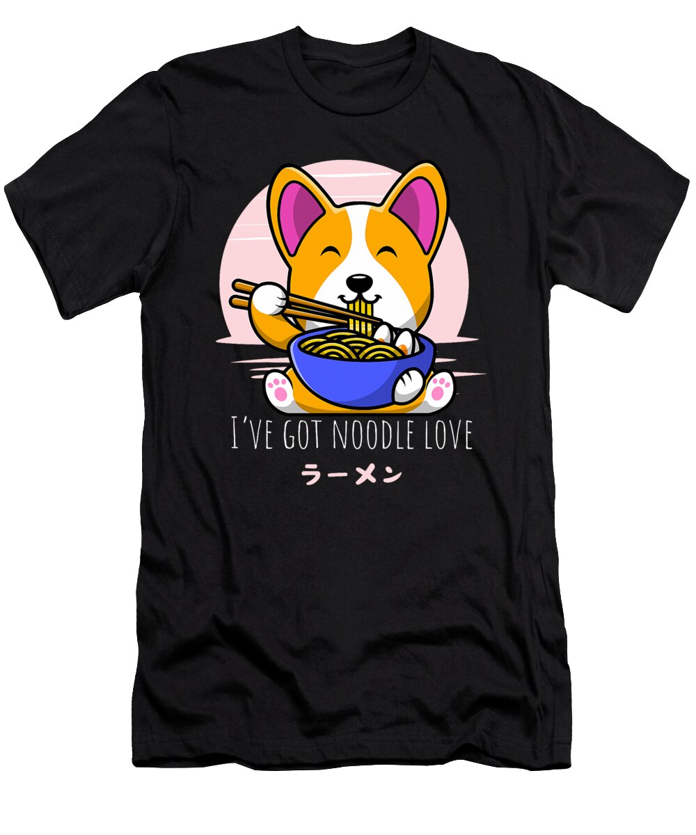 Ive Got Noodle Love Cute Corgi Dog Ramen Zyneu Gangd T-Shirt