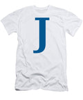 J in Sega Blue Typewriter Style Custom Home Fashions T-Shirt