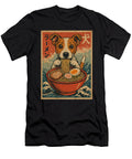 Jack Russell Terrier Eating Ramen Kawaii Dog Zyneu Gangd T-Shirt